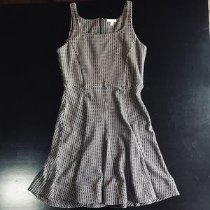 Anthropologie Bordeaux Dress with Green Zipper